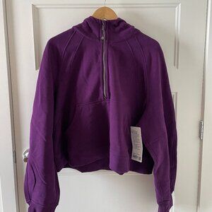 Lululemon Scuba Oversized Half-Zip Hoodie Purple XL/XXL - Brand New with Tags